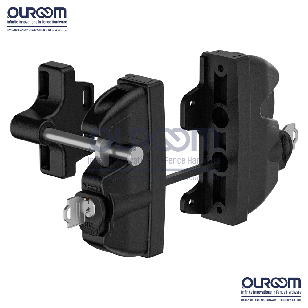 DOUBLE SIDED LOCKABLE NYLON GATE LATCH_variant